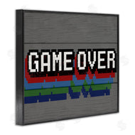 Stupell Studio | Retro Game Over Phrase