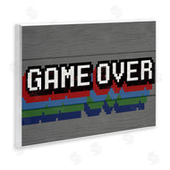 Stupell Studio | Retro Game Over Phrase