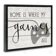 Stupell Studio | Home's Where My Games Are