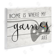 Stupell Studio | Home's Where My Games Are