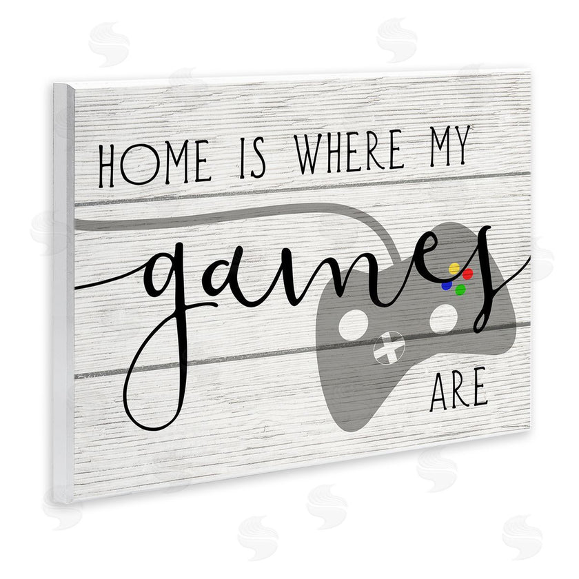 Stupell Studio | Home's Where My Games Are