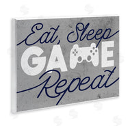 Stupell Studio | Eat Sleep Game over Grey