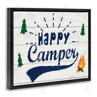 Stupell Studio | Happy Camper with Trees