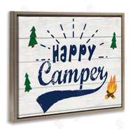 Stupell Studio | Happy Camper with Trees