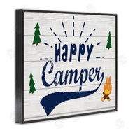 Stupell Studio | Happy Camper with Trees