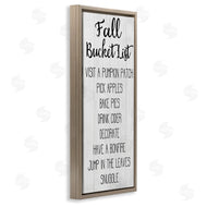 Stupell Studio | Fall Bucket List Casual Sign