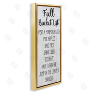 Stupell Studio | Fall Bucket List Casual Sign