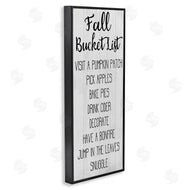 Stupell Studio | Fall Bucket List Casual Sign