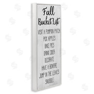 Stupell Studio | Fall Bucket List Casual Sign
