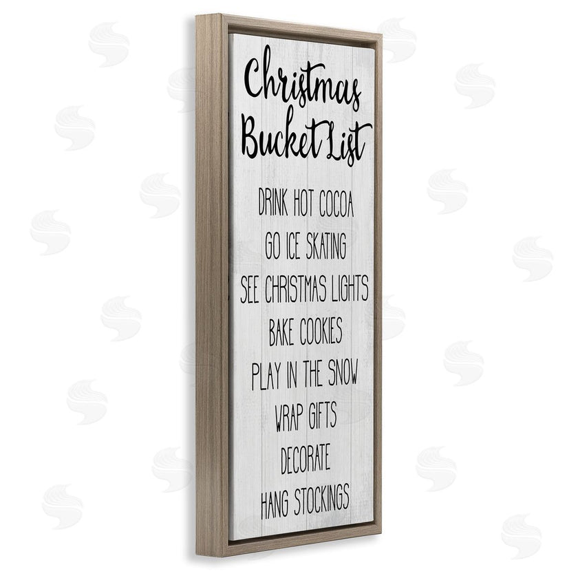 Stupell Studio | Christmas Bucket List Casual Sign
