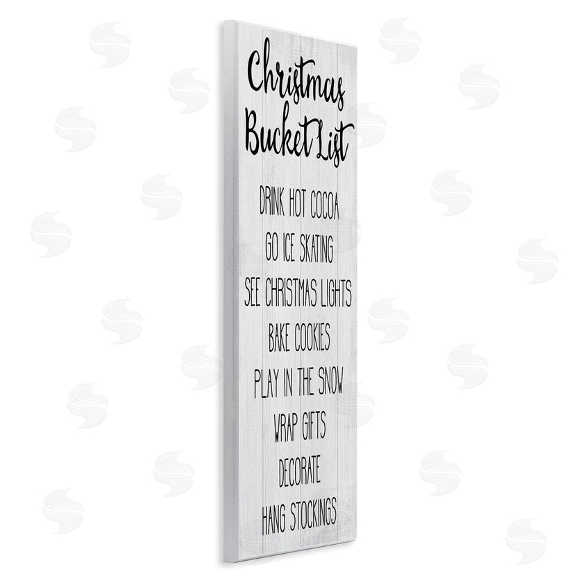 Stupell Studio | Christmas Bucket List Casual Sign