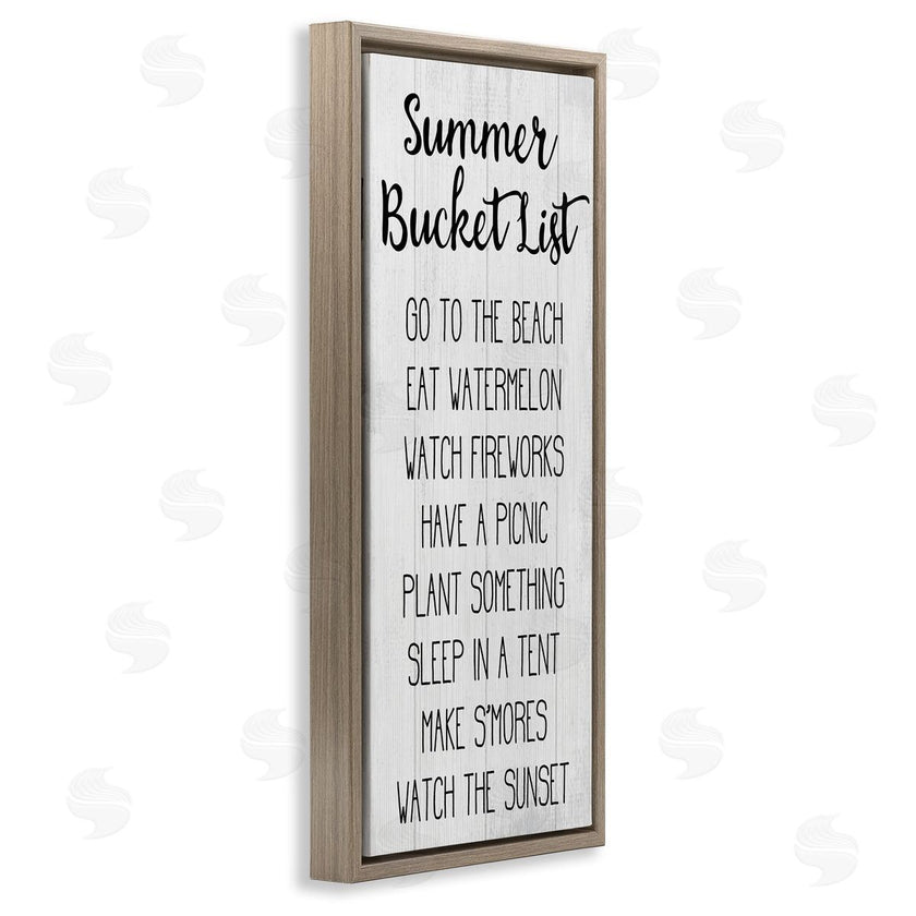 Stupell Studio | Summer Bucket List Casual Sign