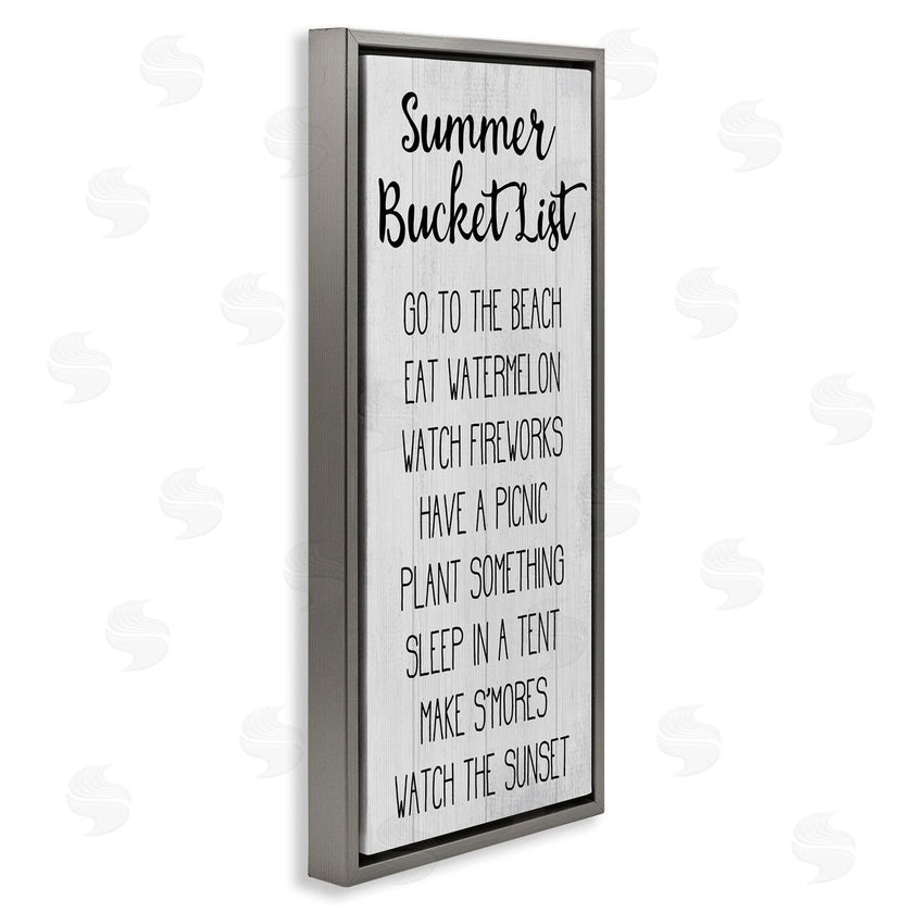 Stupell Studio | Summer Bucket List Casual Sign