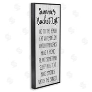 Stupell Studio | Summer Bucket List Casual Sign