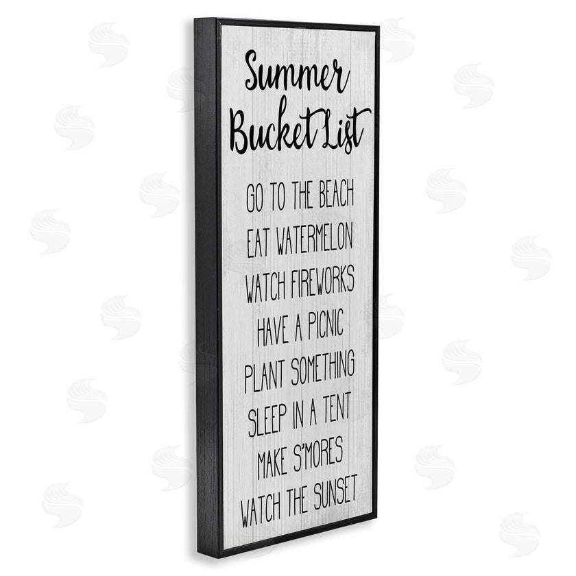 Stupell Studio | Summer Bucket List Casual Sign