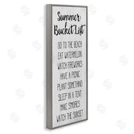Stupell Studio | Summer Bucket List Casual Sign