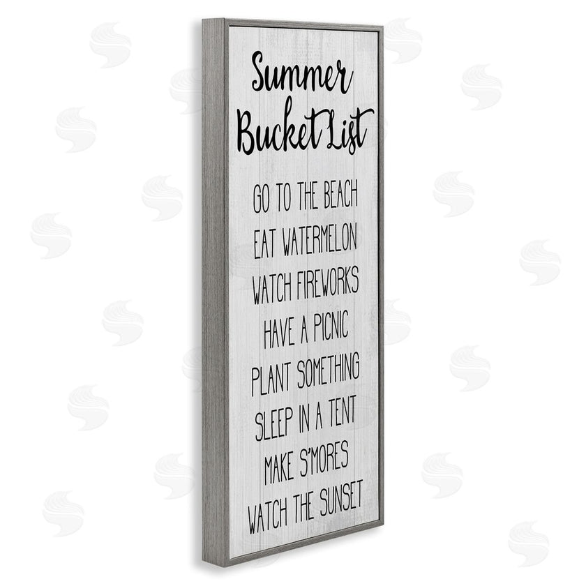Stupell Studio | Summer Bucket List Casual Sign