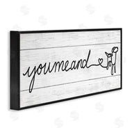 Stupell Studio | You Me & Dog Casual