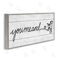 Stupell Studio | You Me & Dog Casual