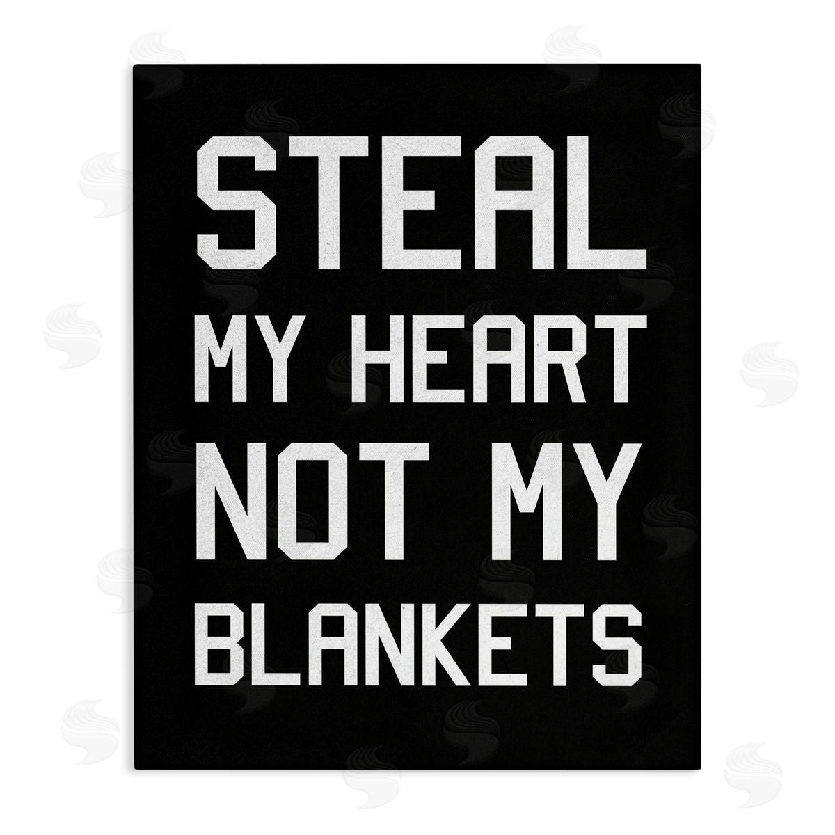 Steal My Heart Not Blankets Canvas Wall Art, Home Decor by Stupell Studio