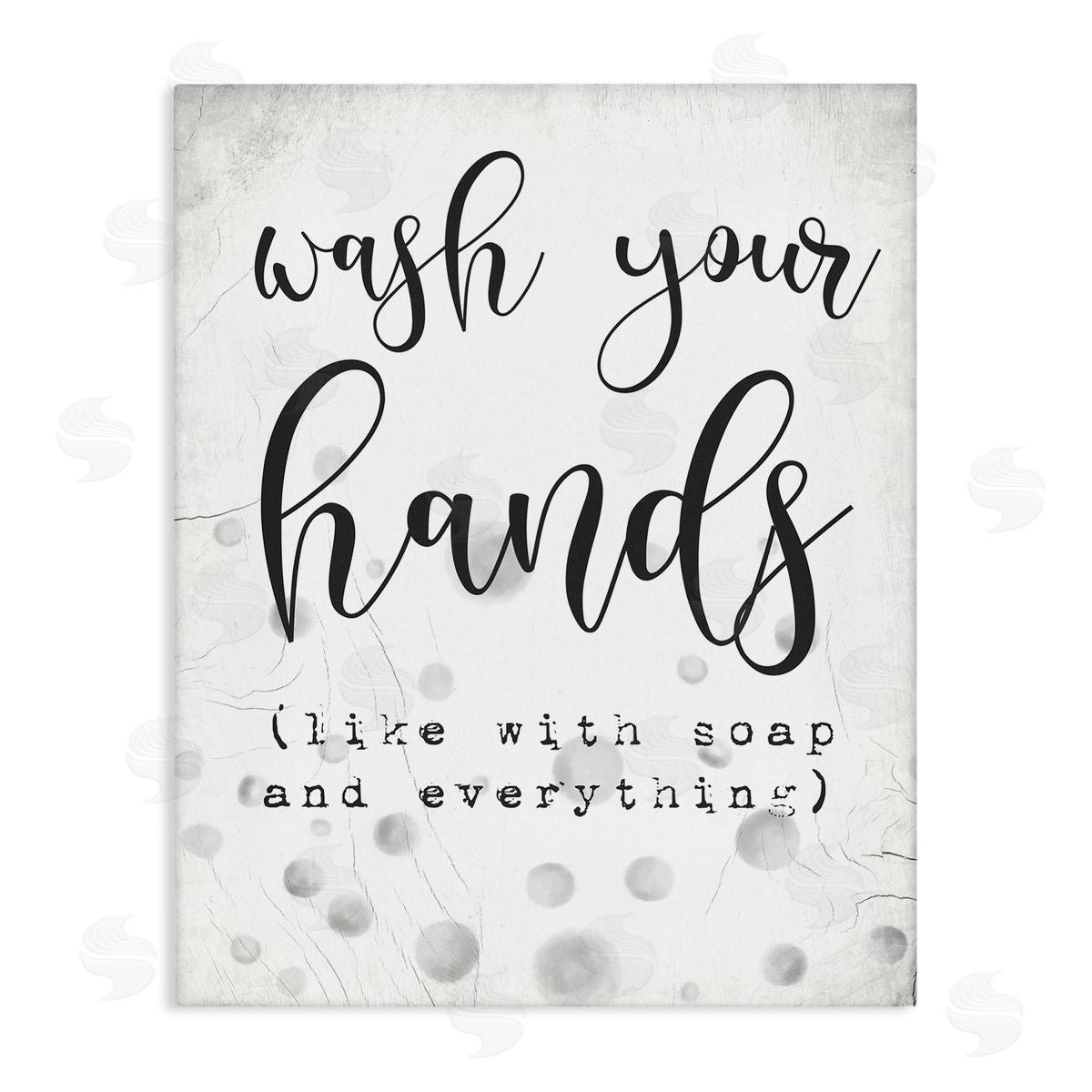 Sassy Wash Your Hands Canvas Wall Art, Home Decor by Stupell Studio