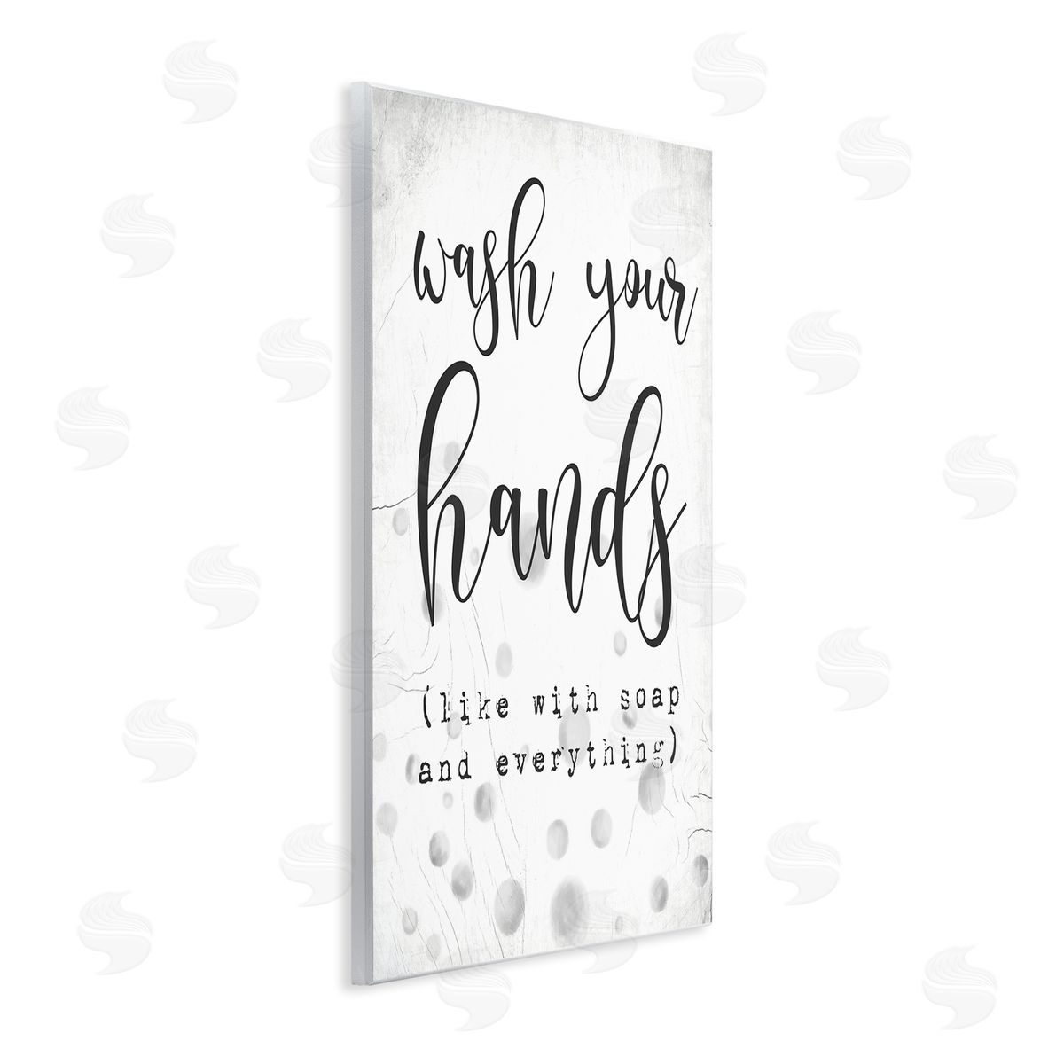 Sassy Wash Your Hands Wood Plaque Wall Art, Home Decor by Stupell Studio