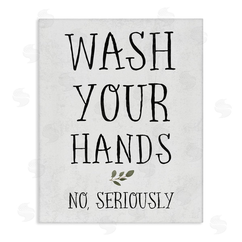 Stupell Studio | Wash Your Hands Seriously