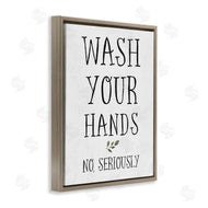 Stupell Studio | Wash Your Hands Seriously
