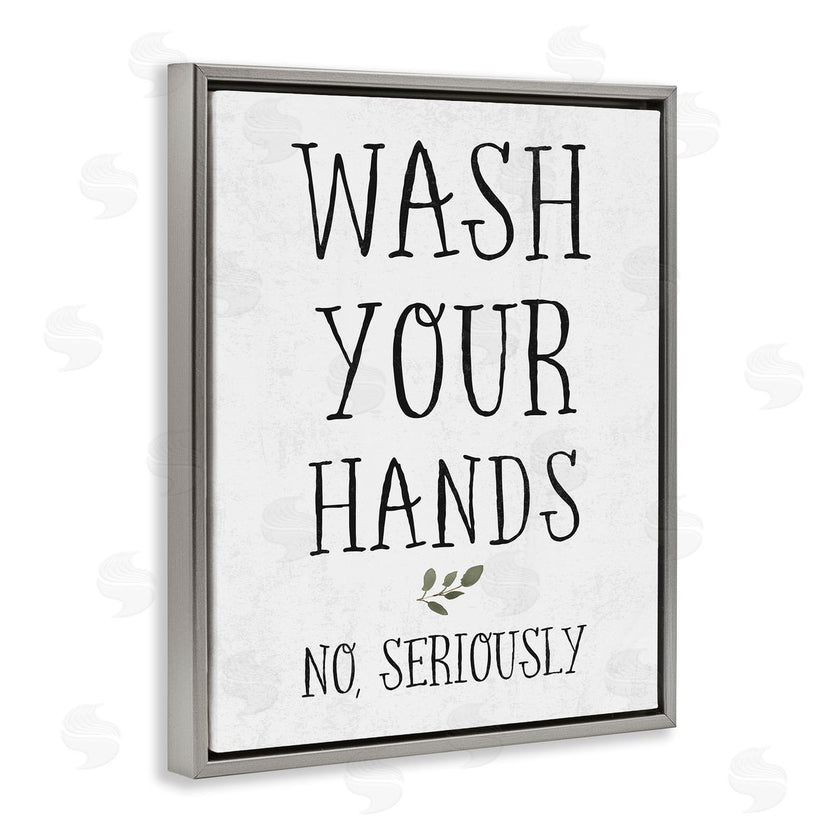 Stupell Studio | Wash Your Hands Seriously