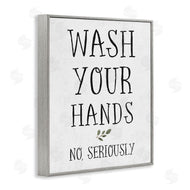 Stupell Studio | Wash Your Hands Seriously