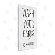 Stupell Studio | Wash Your Hands Seriously