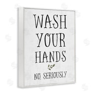 Stupell Studio | Wash Your Hands Seriously