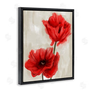 Stupell Studio | Soft Petal Red Poppies