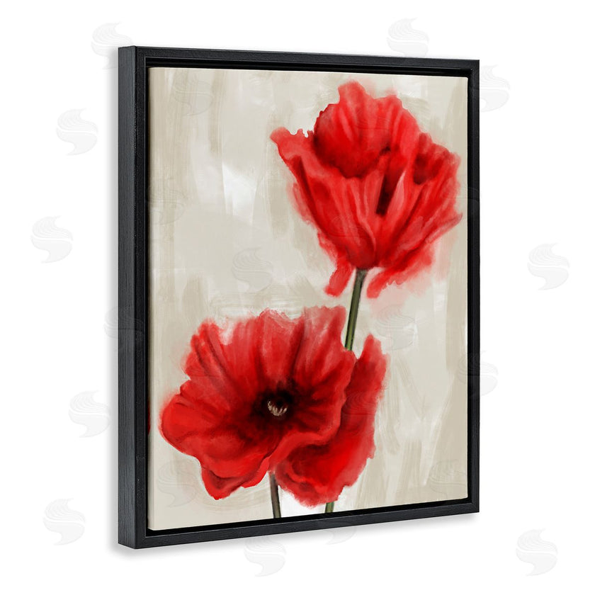 Stupell Studio | Soft Petal Red Poppies