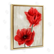 Stupell Studio | Soft Petal Red Poppies