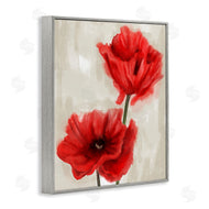 Stupell Studio | Soft Petal Red Poppies