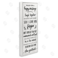 Stupell Studio | Rules For Happy Marriage List
