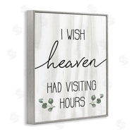 Stupell Studio | Wish Heaven Had Visiting Hours