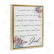 Stupell Studio | Heart Mind and Soul for God