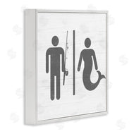 Stupell Studio | Fisherman or Mermaid Bathroom
