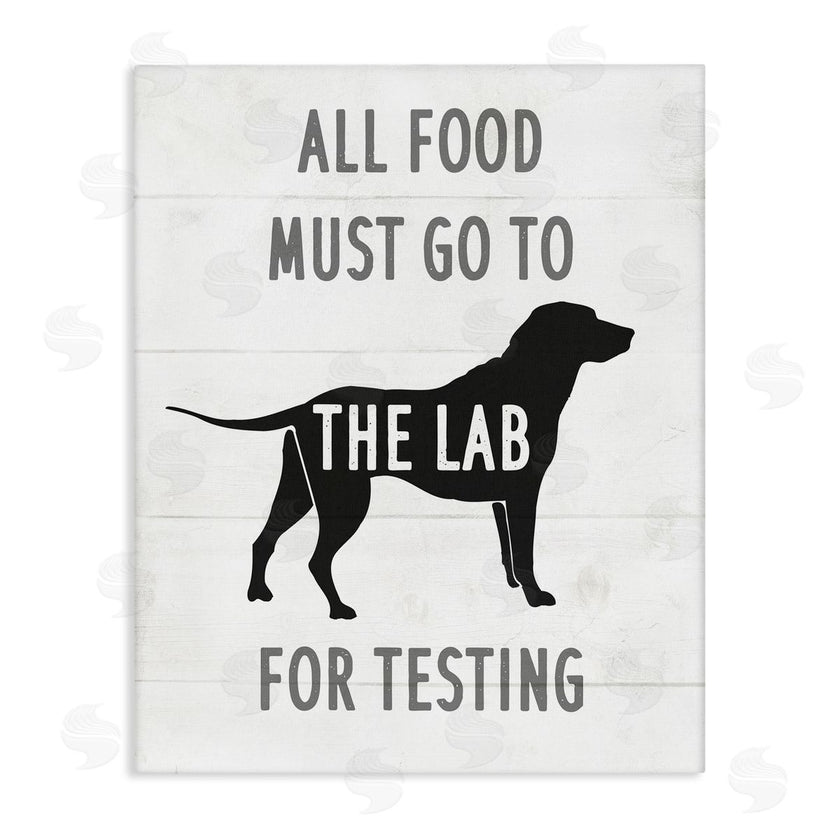 Stupell Studio | Kitchen All Food to the Lab