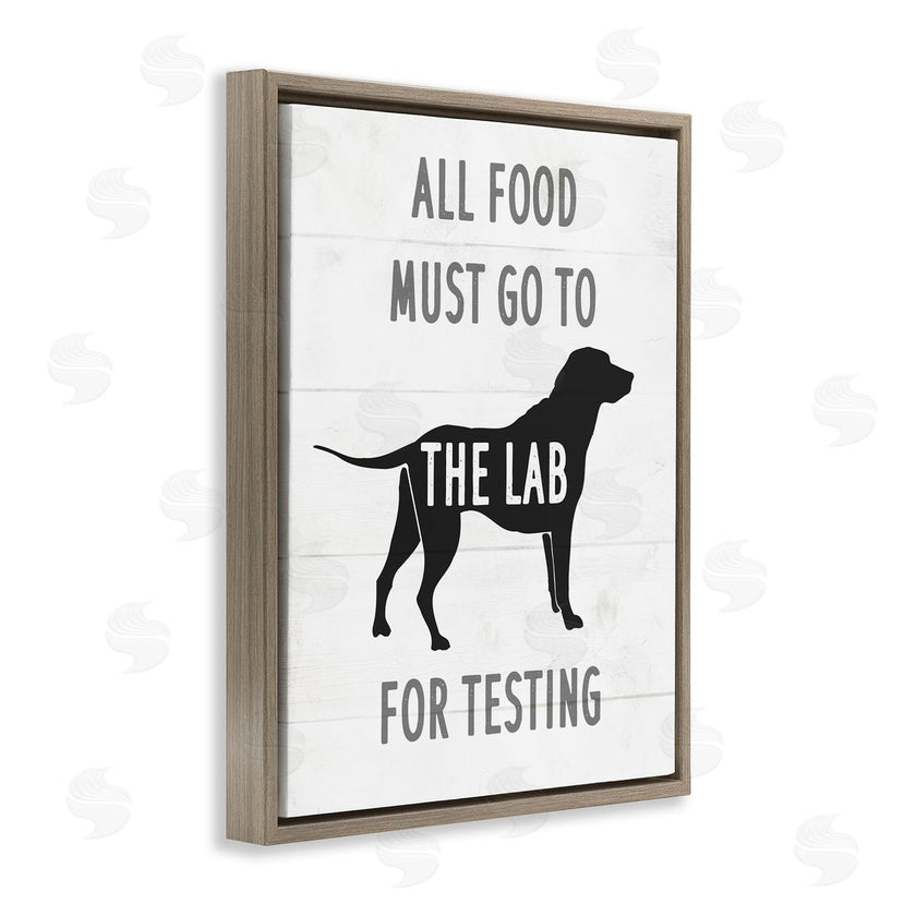 Stupell Studio | Kitchen All Food to the Lab
