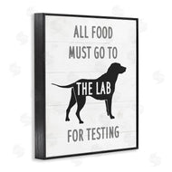 Stupell Studio | Kitchen All Food to the Lab