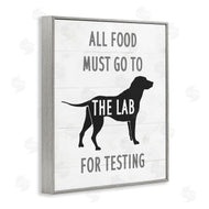 Stupell Studio | Kitchen All Food to the Lab