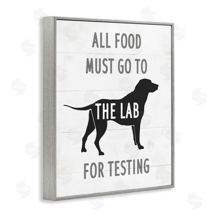 Stupell Studio | Kitchen All Food to the Lab