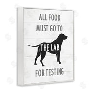 Stupell Studio | Kitchen All Food to the Lab