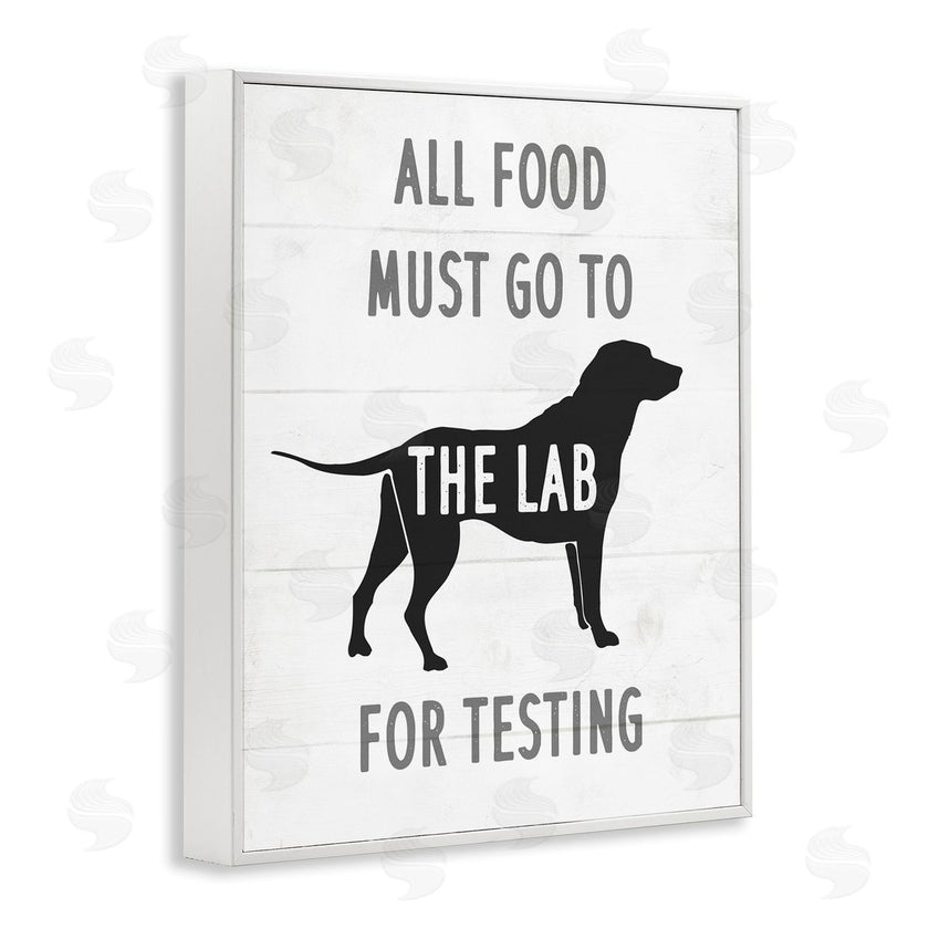 Stupell Studio | Kitchen All Food to the Lab