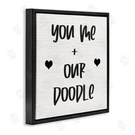 Stupell Studio | You Me and Our Doodle