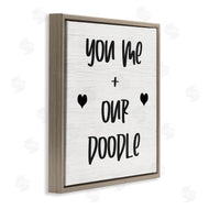 Stupell Studio | You Me and Our Doodle