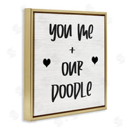Stupell Studio | You Me and Our Doodle
